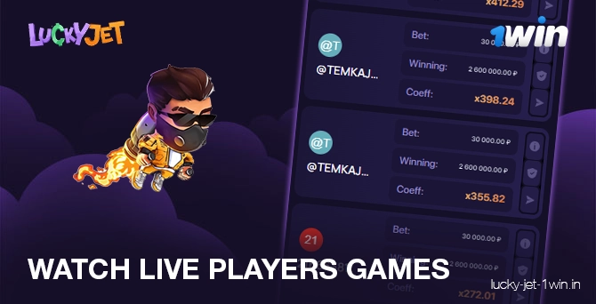 watch live players games – Lucky Jet Watch the Live Games of Experienced Players to better playing